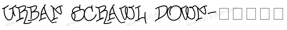 Urban Scrawl Down字体转换